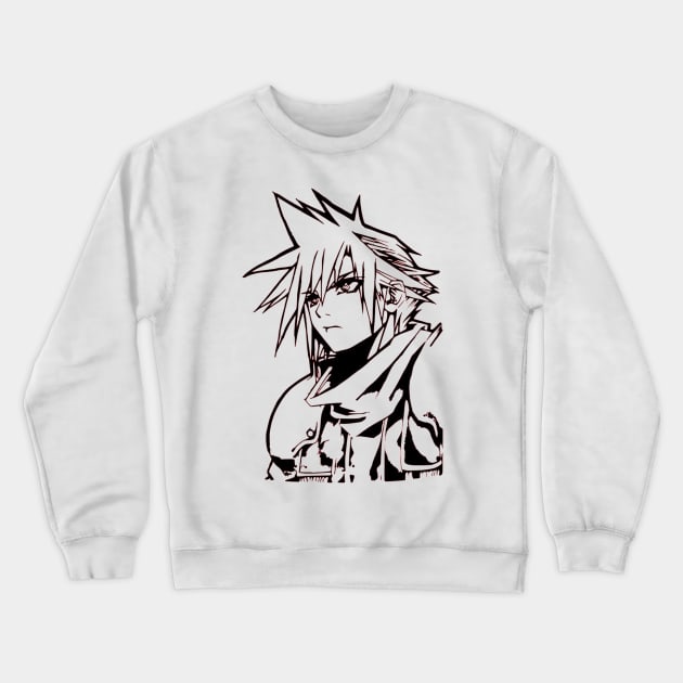 Cloud Strife Final Fantasy VII Crewneck Sweatshirt by OtakuPapercraft